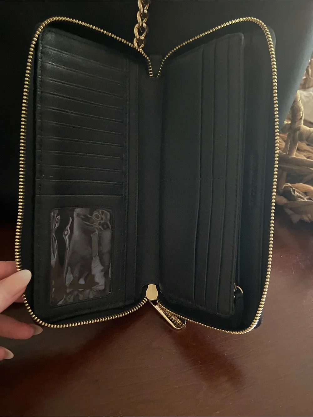 Michael Kors purse and wallet set